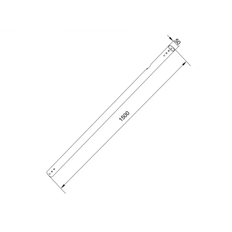 Pipe Multibrackets M Pro Series Extension Pipe 1.5m Black Steel