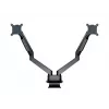 Multibrackets M VESA Gas Lift Arm Dual Side by Side Black Clamp 20 kg 15-32 inch