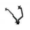 Multibrackets M VESA Gas Lift Arm Dual Side by Side Black Clamp 20 kg 15-32 inch