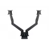 Multibrackets M VESA Gas Lift Arm Dual Side by Side Black Clamp 20 kg 15-32 inch