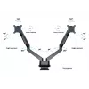 Multibrackets M VESA Gas Lift Arm Dual Side by Side Black Clamp 20 kg 15-32 inch