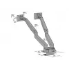 Multibrackets M VESA Gas Lift Arm Dual Side by Side Black Clamp 20 kg 15-32 inch