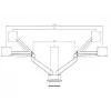 Multibrackets M VESA Gas Lift Arm Dual Side by Side Black Clamp 20 kg 15-32 inch