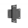 Multibrackets M Pro Series - Wallmount Plate Small, Wall plate, Black, Steel, 30 kg, Rail, M Pro Series