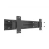 Multibrackets M Pro Series - Wallmount Plate Small, Wall plate, Black, Steel, 30 kg, Rail, M Pro Series