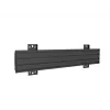 Multibrackets M Pro Series - Wallmount Plate Small, Wall plate, Black, Steel, 30 kg, Rail, M Pro Series