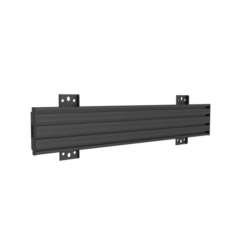Multibrackets M Pro Series - Wallmount Plate Small, Wall plate, Black, Steel, 30 kg, Rail, M Pro Series