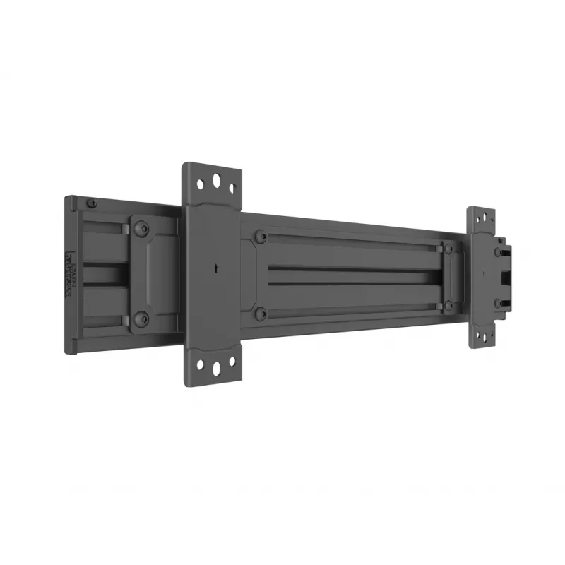Multibrackets M Pro Series - Wallmount Plate Small, Wall plate, Black, Steel, 30 kg, Rail, M Pro Series