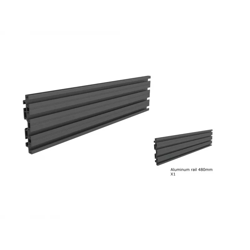 Rail Multibrackets M Pro Series Single Screen Rail 48cm Black