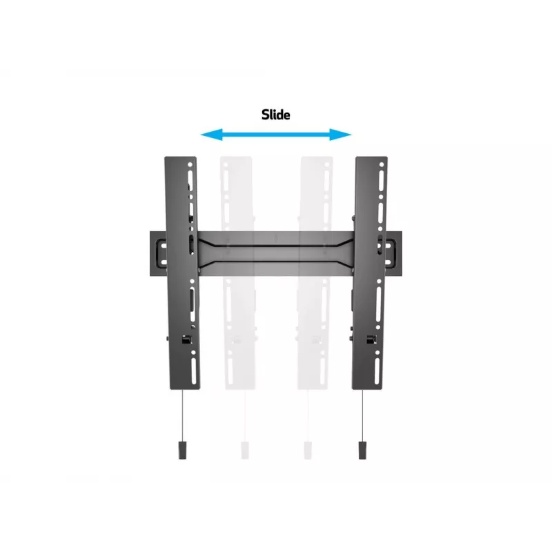 Multibrackets M VESA Wallmount Super Slim Tilt 400 MAX, 81.3 cm (32 inch), 139.7 cm (55 inch), 100 x 100 mm, 400 x 400 mm, Plastic, Steel, Black