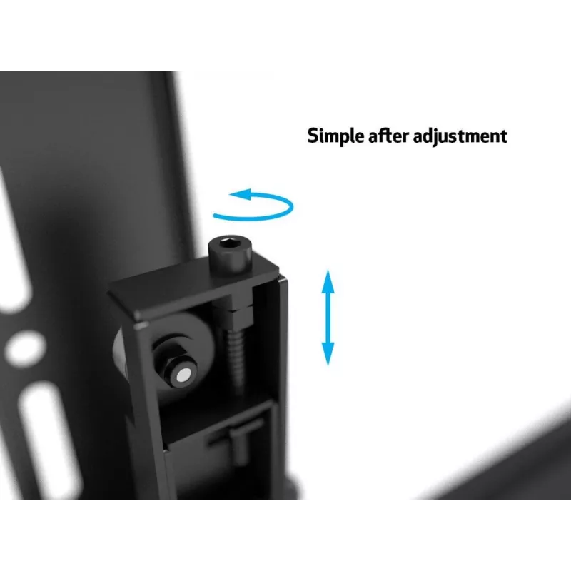 Multibrackets M VESA Wallmount Super Slim Tilt 400 MAX, 81.3 cm (32 inch), 139.7 cm (55 inch), 100 x 100 mm, 400 x 400 mm, Plastic, Steel, Black