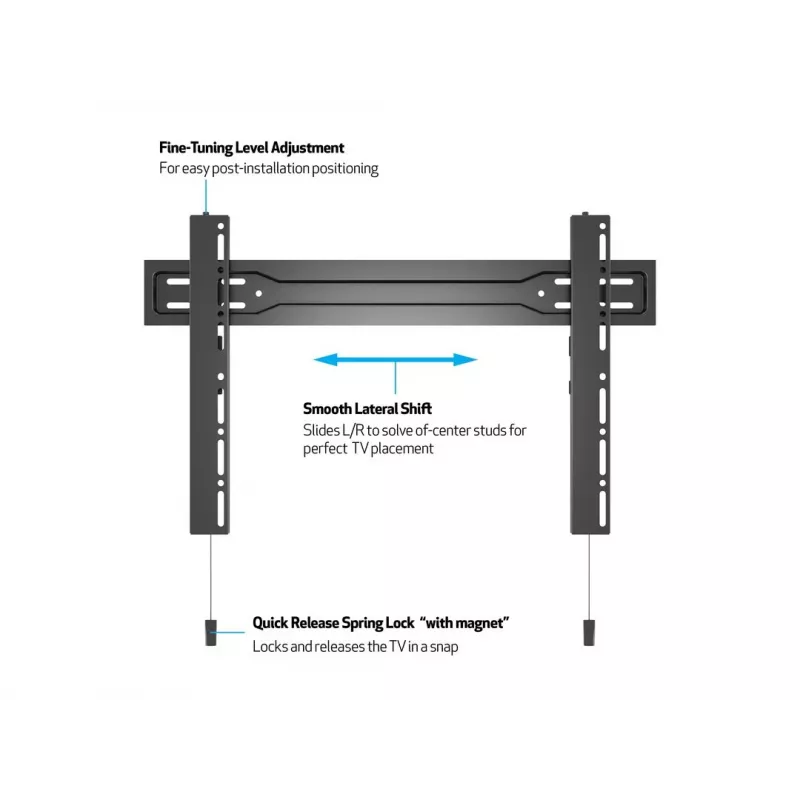 Multibrackets M VESA Wallmount Super Slim Fixed 600 MAX 35 kg 32-100 inch