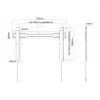 Multibrackets M VESA Wallmount Super Slim Fixed 600 MAX 35 kg 32-100 inch