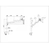 Desk Mount Multibrackets M VESA Deskmount Officeline Single II Black