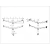 Desk Mount Multibrackets M VESA Officeline Quad Black