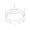 Pipe cover Multibrackets M Pro Series External Pipe Cover White Plastic 10g 13mm 5.5cm