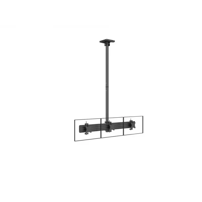 Multibrackets M Pro Series - Monitor Mount Flex Pro 75/100, Bracket, Black, Steel, 20 kg, Ceiling/Floor, Pro Series