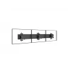 Multibrackets M Pro Series - Monitor Mount Flex Pro 75/100, Bracket, Black, Steel, 20 kg, Ceiling/Floor, Pro Series
