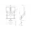 Mount, Multibrackets, M Pull Down Full Motion Flexarm
