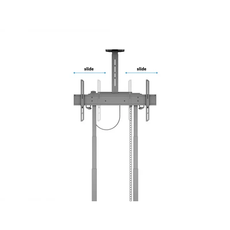 Multibrackets M Motorized Floorstand 120 kg Black incl cabinet & camerashelf