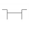 Device plate Multibrackets M Pro Series Connecting plate Black Steel 2.1 kg