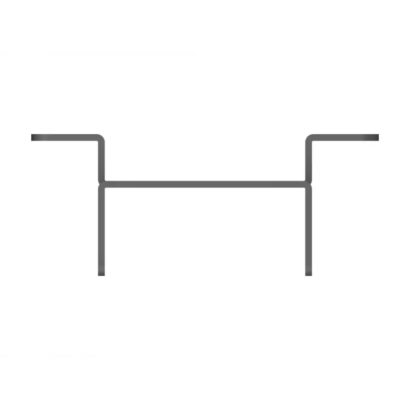 Device plate Multibrackets M Pro Series Connecting plate Black Steel 2.1 kg