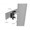 Device plate Multibrackets M Pro Series Connecting plate Black Steel 2.1 kg