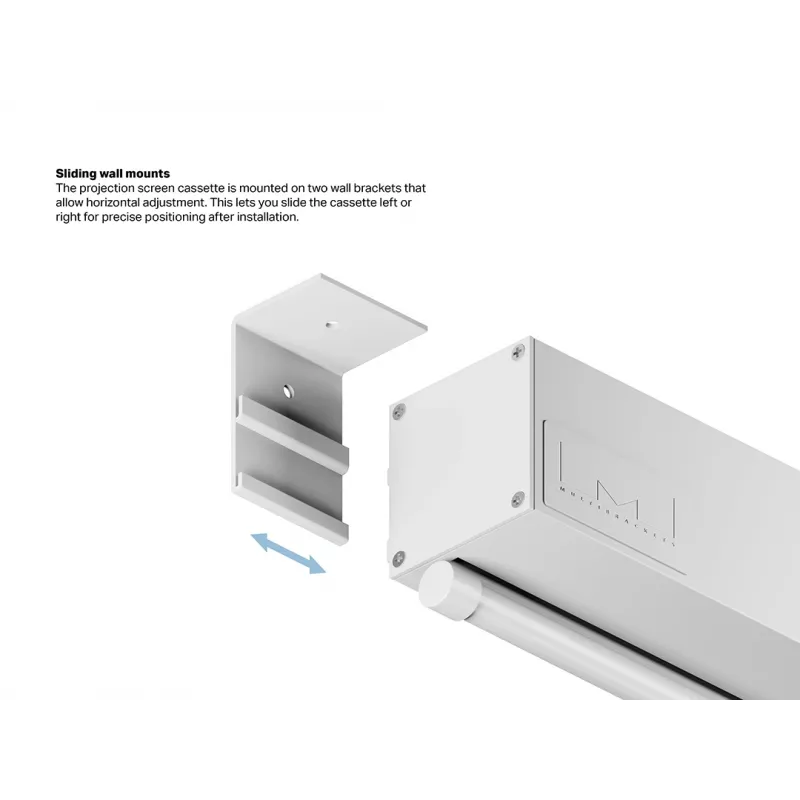 Multibrackets M 1:1 Manual Projection Screen 240x240, 135 inch White Edition