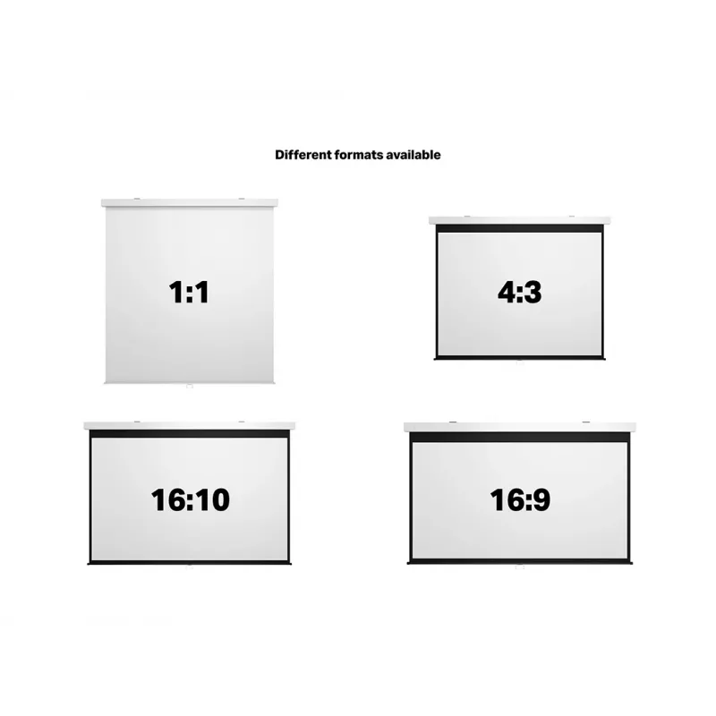 Multibrackets M 1:1 Manual Projection Screen 240x240, 135 inch White Edition