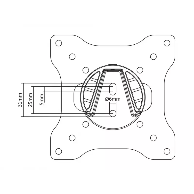 Full-Motion Mount Multibrackets M VESA I 50 75 100