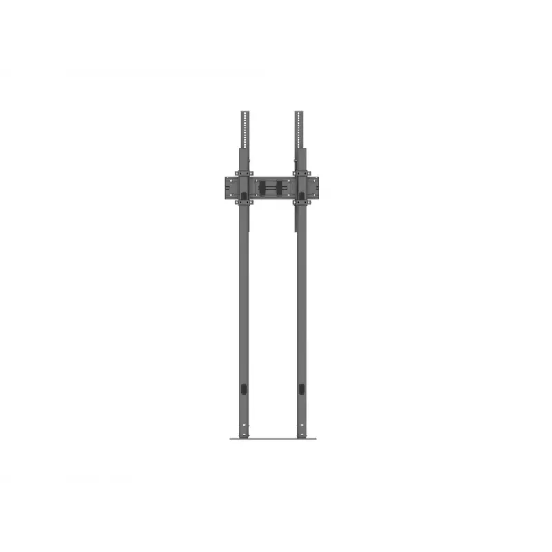 Multibrackets M Dual Pole Floormount Pro 65 inch-90 inch 75 kg Black