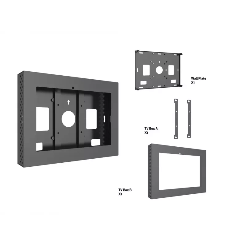 Enclosure MULTIBRACKETS M Pro Series for ELO 10 inch – steel, black, 2 kg