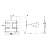 Multibrackets M Universal Flexarm Pro 60 kg Sound & Camera 60 kg capacity 55-85 inch