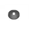 Grommet base MULTIBRACKETS M Deskmount HD — aluminium housing, black, Ø 21 cm, H 40 mm, 500 g