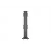 Grommet base MULTIBRACKETS M Deskmount HD — aluminium housing, black, Ø 21 cm, H 40 mm, 500 g