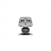 Grommet base MULTIBRACKETS M Deskmount HD — aluminium housing, black, Ø 21 cm, H 40 mm, 500 g