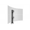 Grommet base MULTIBRACKETS M Deskmount HD — aluminium housing, black, Ø 21 cm, H 40 mm, 500 g