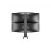 Grommet base MULTIBRACKETS M Deskmount HD — aluminium housing, black, Ø 21 cm, H 40 mm, 500 g