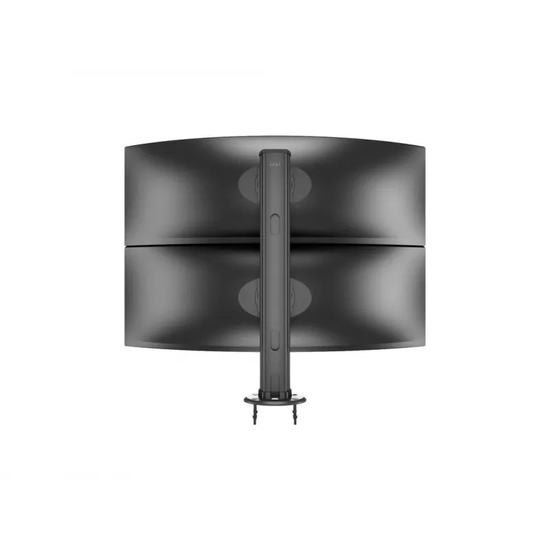 Grommet base MULTIBRACKETS M Deskmount HD — aluminium housing, black, Ø 21 cm, H 40 mm, 500 g