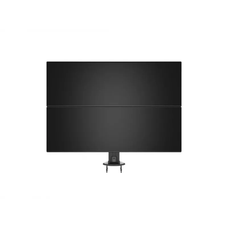 Grommet base MULTIBRACKETS M Deskmount HD — aluminium housing, black, Ø 21 cm, H 40 mm, 500 g
