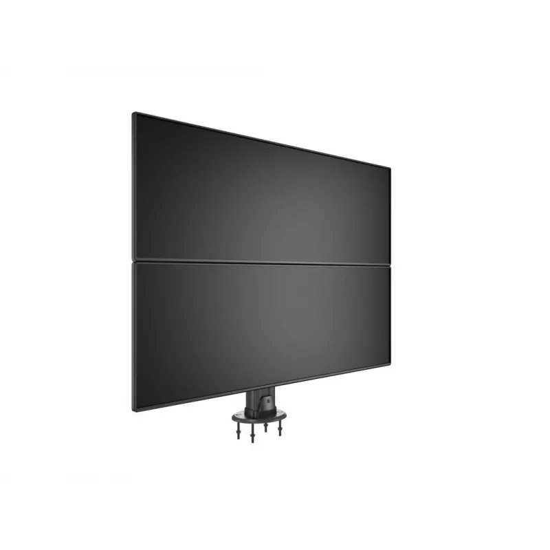 Grommet base MULTIBRACKETS M Deskmount HD — aluminium housing, black, Ø 21 cm, H 40 mm, 500 g