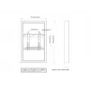 Multibrackets M Pro Series Enclosure 32 inch Wall Small Black Steel Landscape/Portrait