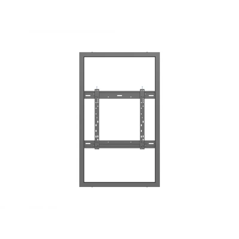 Multibrackets M Pro Series Enclosure 50 inch Wall Medium Black Steel Landscape/Portrait