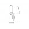 Multibrackets M Pro Series Enclosure 50 inch Wall Medium Black Steel Landscape/Portrait