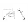 Multibrackets M Gaslift Arm Samsung G9 Single Black 20 kg Clamp Mount