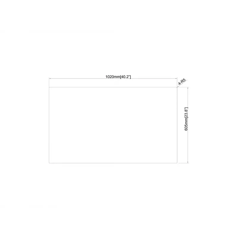 Screen protector Multibrackets M Safety Sheet Polycarbonate 43 Transparent