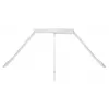 Wall Cable Management Multibrackets M Steel White — for organized routing of cables