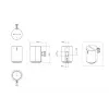Multibrackets M Sonos Wall Mount for ERA100 - White, Wall, Steel, 10 kg, White, -25 - 25°, 90°
