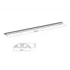Multibrackets M Cable Cover Floor Black - 139mm W - 1100mm L