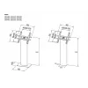 Multibrackets M Pro Series Kiosk Black 15-32 inch 20 kg 75x75-400x400